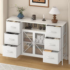 7-Drawer Fabric Chest of Drawers for Bedroom 4