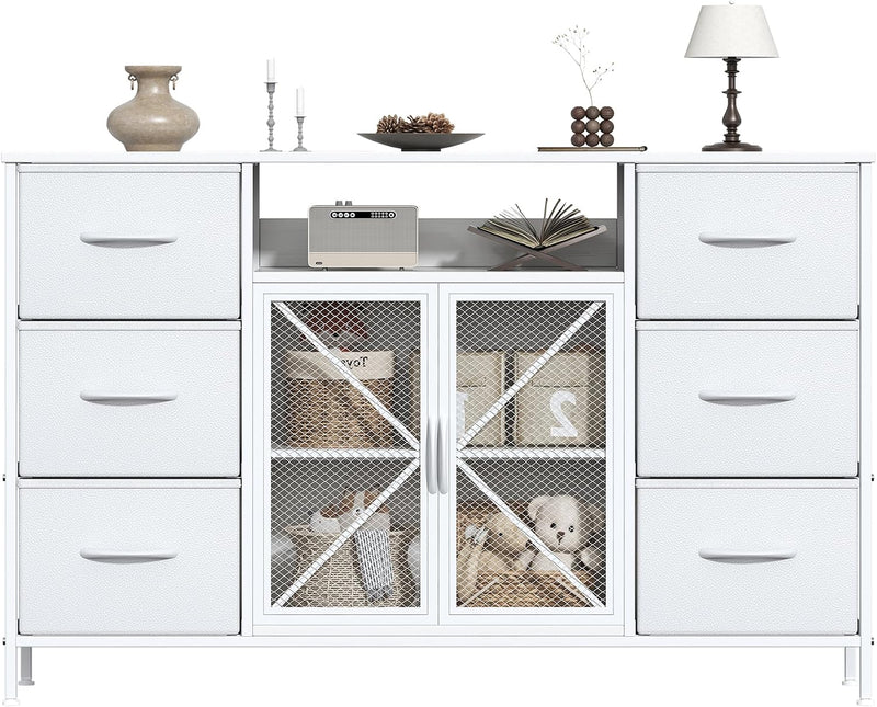 7-Drawer Fabric Chest of Drawers for Bedroom 4