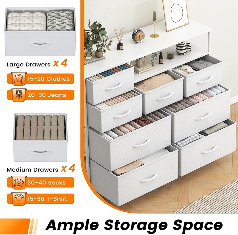 7-Drawer Fabric Chest of Drawers for Bedroom 4