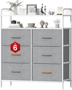 7-Drawer Fabric Chest of Drawers for Bedroom 4