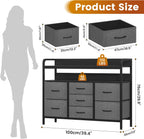 7-Drawer Fabric Chest of Drawers for Bedroom 4