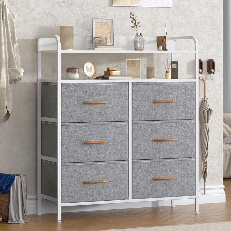 7-Drawer Fabric Chest of Drawers for Bedroom 4