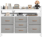 7-Drawer Fabric Chest of Drawers for Bedroom 4