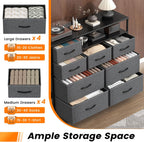 7-Drawer Fabric Chest of Drawers for Bedroom 4