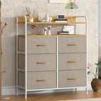 7-Drawer Fabric Chest of Drawers for Bedroom 4