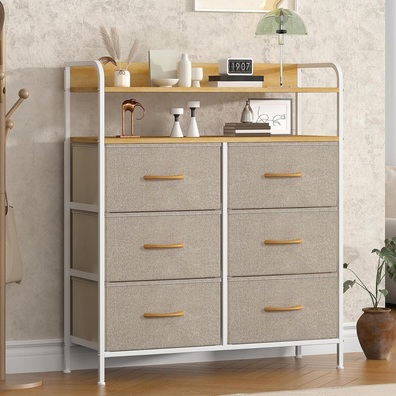 7-Drawer Fabric Chest of Drawers for Bedroom 4