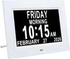 7 Inch Digital Day of the Week Clock
