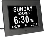 7 Inch Digital Day of the Week Clock