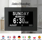 7 Inch Digital Day of the Week Clock