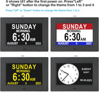 7 Inch Digital Day of the Week Clock