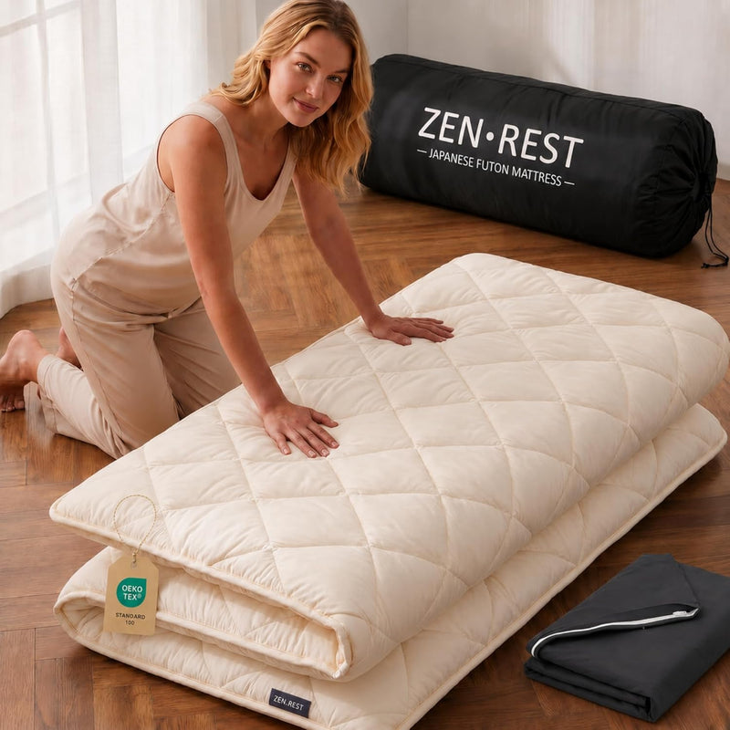 7 Layer Memory Foam Japanese Futon Mattress