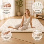 7 Layer Memory Foam Japanese Futon Mattress