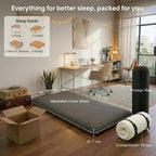 7 Layer Memory Foam Japanese Futon Mattress
