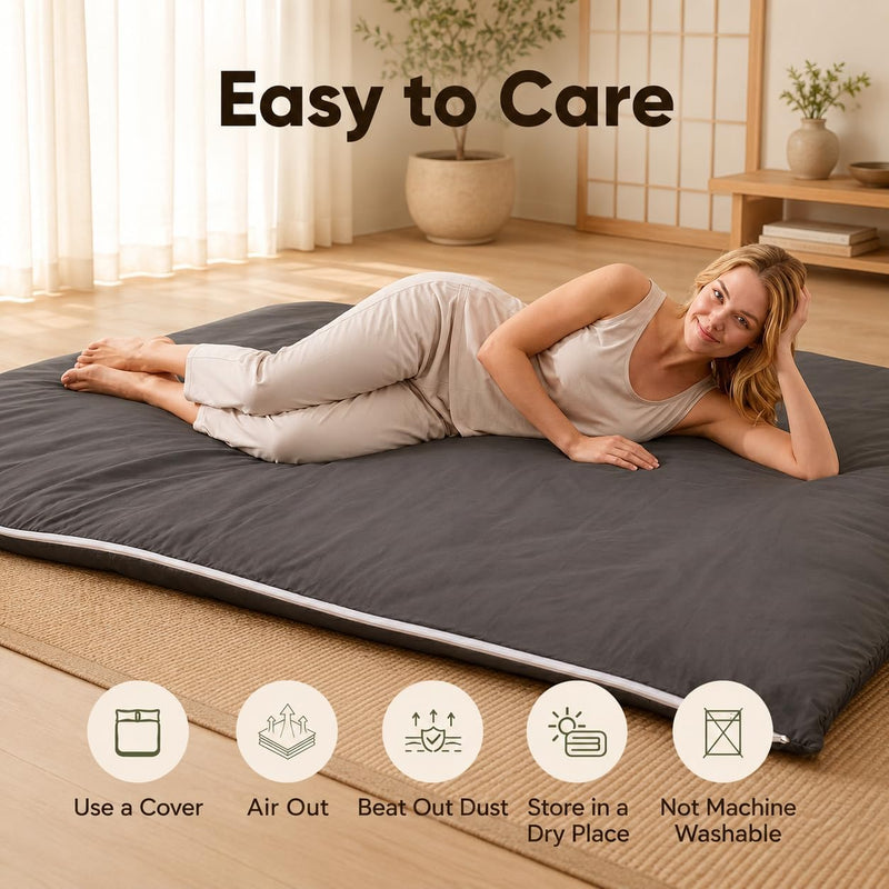 7 Layer Memory Foam Japanese Futon Mattress