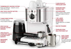 7 PC All-In-One Espresso Cappuccino Maker Machine Barista