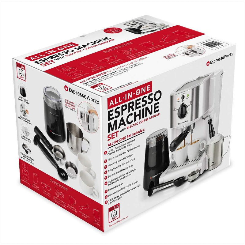 7 PC All-In-One Espresso Cappuccino Maker Machine Barista