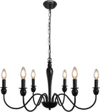 Metallic Black-6 Lights