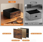 7-Tier Cd Storage Rack with 2 Drawers Record