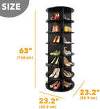 7 Tier Rotating Shoe Rack Tower Display Lazy