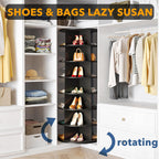 7 Tier Rotating Shoe Rack Tower Display Lazy