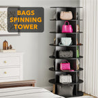 7 Tier Rotating Shoe Rack Tower Display Lazy
