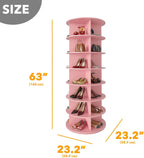 7 Tier Rotating Shoe Rack Tower Display Lazy