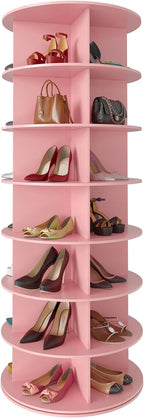 7 Tier Rotating Shoe Rack Tower Display Lazy