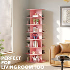 7 Tier Rotating Shoe Rack Tower Display Lazy