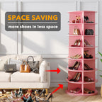 7 Tier Rotating Shoe Rack Tower Display Lazy
