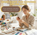 700 Yard Bobbins Sewing Thread Set 36 Colors