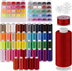 700 Yard Bobbins Sewing Thread Set 36 Colors