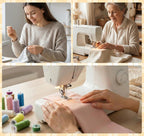 700 Yard Bobbins Sewing Thread Set 36 Colors