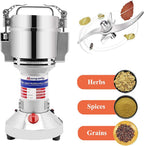 700g Electric Grain Grinder Stainless Steel 220V 2500W