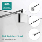 700MM to 1200MM Telescopic Bar Support Stainless Steel
