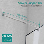 700MM to 1200MM Telescopic Bar Support Stainless Steel