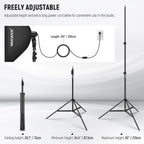 700W Professional Photography 24"x24" 60x60CM Softbox with E27