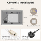 700x1000MM Bluetooth-Bathroom-Mirror-With-LED-Lights Edge