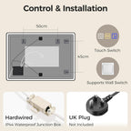 700x1000MM Bluetooth-Bathroom-Mirror-With-LED-Lights Edge