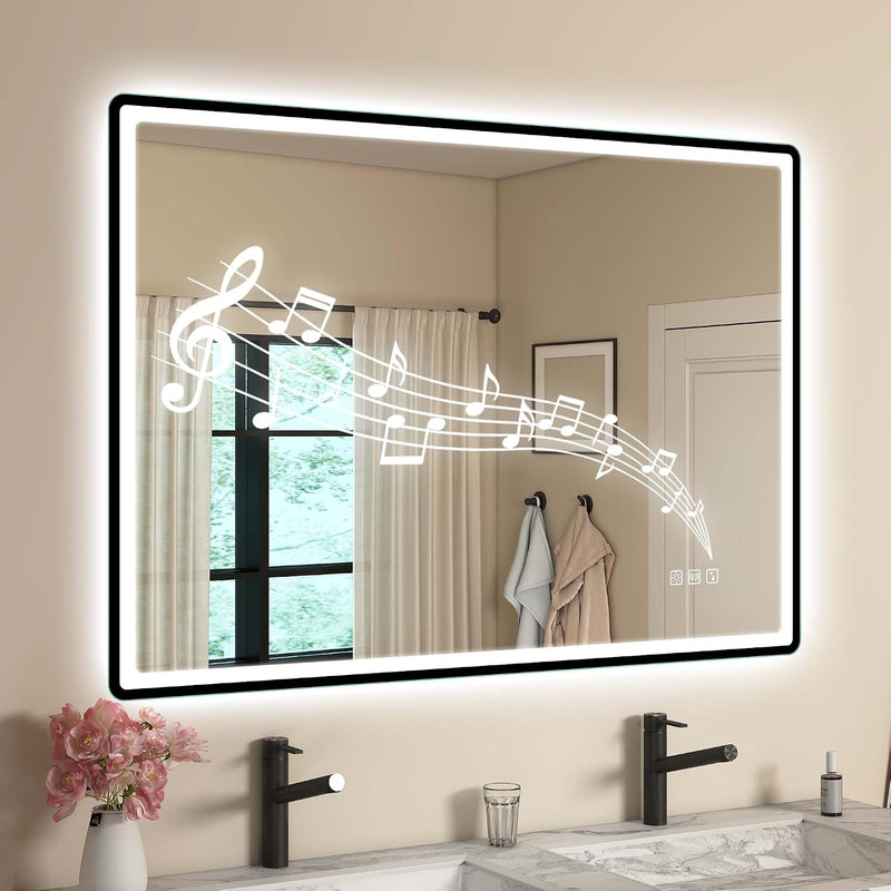 700x1000MM Bluetooth-Bathroom-Mirror-With-LED-Lights Edge