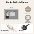 700x1000MM Bluetooth-Bathroom-Mirror-With-LED-Lights Edge