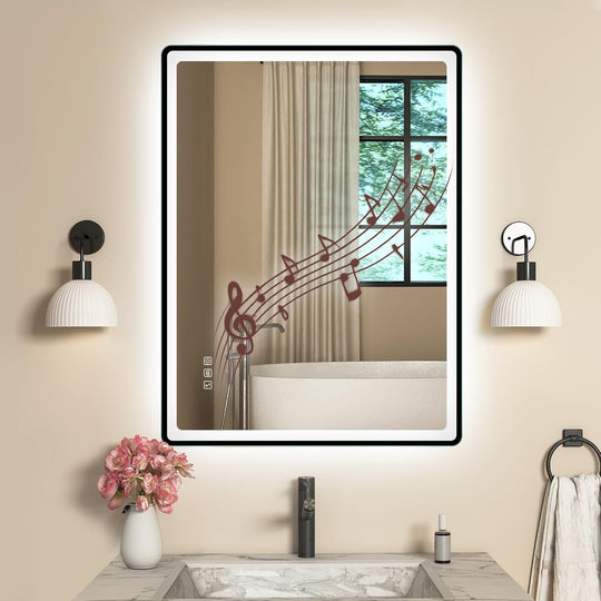 700x1000MM Bluetooth-Bathroom-Mirror-With-LED-Lights Edge