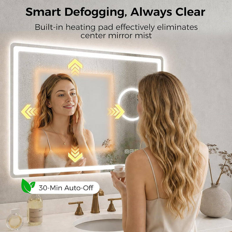 700x1000MM Bluetooth-Bathroom-Mirror-With-LED-Lights Edge