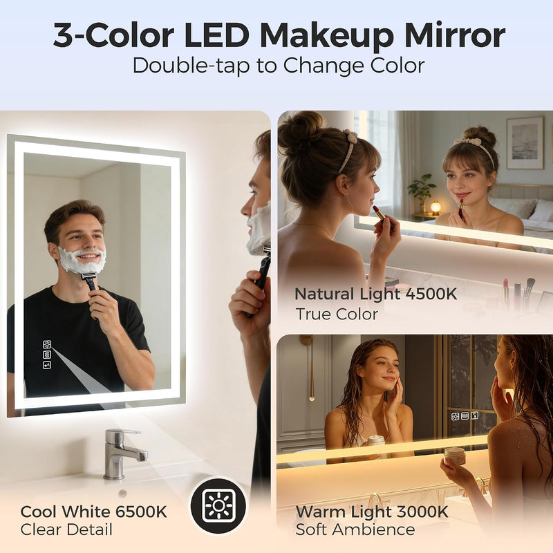 700x1000MM Bluetooth-Bathroom-Mirror-With-LED-Lights Edge