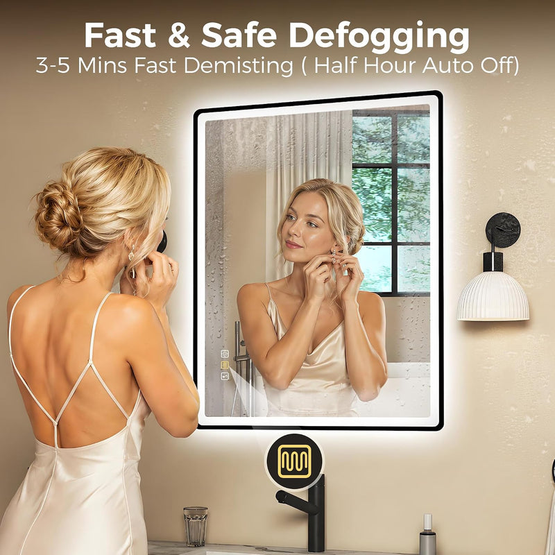 700x1000MM Bluetooth-Bathroom-Mirror-With-LED-Lights Edge