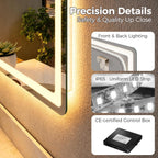 700x1000MM Bluetooth-Bathroom-Mirror-With-LED-Lights Edge
