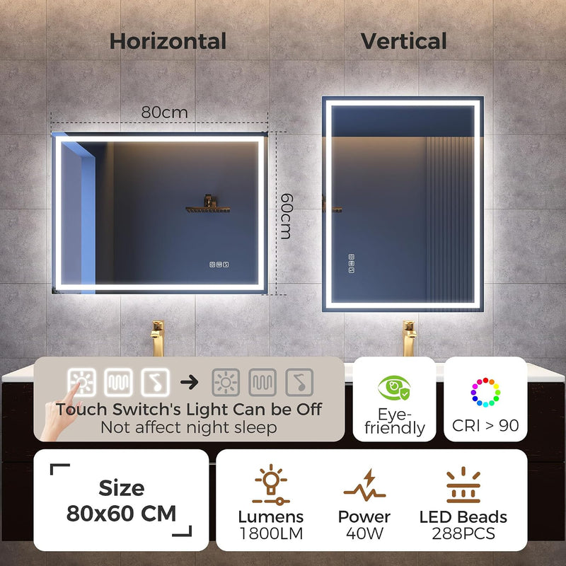 700x1000MM Bluetooth-Bathroom-Mirror-With-LED-Lights Edge