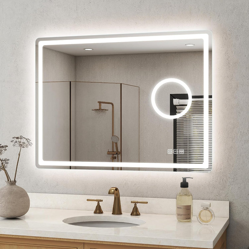 700x1000MM Bluetooth-Bathroom-Mirror-With-LED-Lights Edge