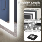 700x1000MM Bluetooth-Bathroom-Mirror-With-LED-Lights Edge