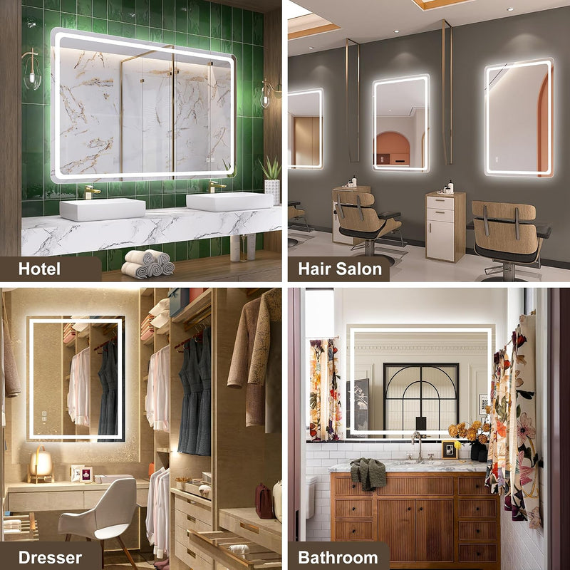 700x1000MM Bluetooth-Bathroom-Mirror-With-LED-Lights Edge