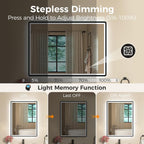 700x1000MM Bluetooth-Bathroom-Mirror-With-LED-Lights Edge